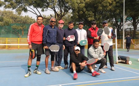 Staying Fit: Pickleball fever catches Noida