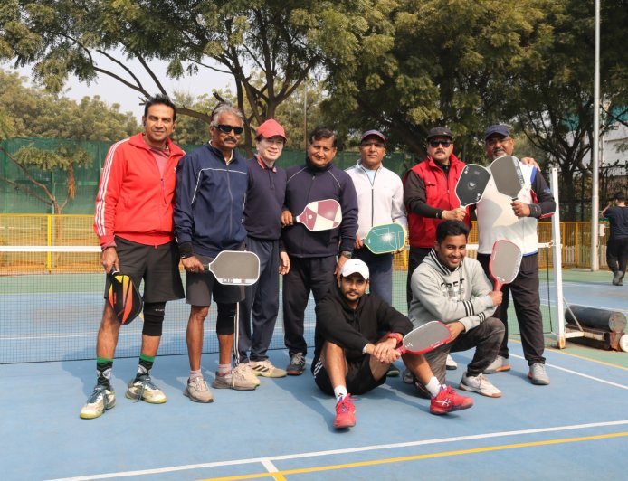 Staying Fit: Pickleball fever catches Noida