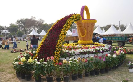 Flower Show: Noida’s 38th Vasant Utsav Begins