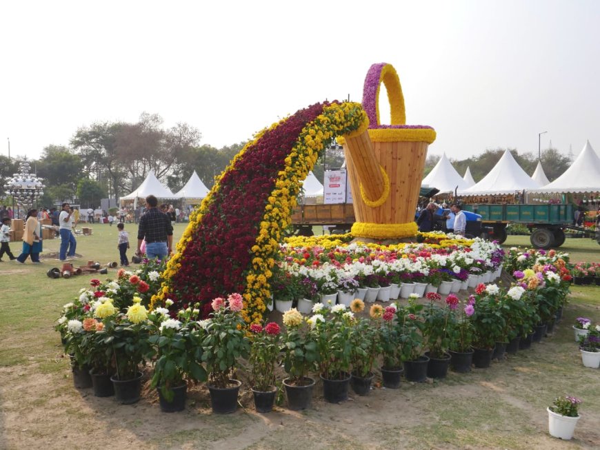 Flower Show: Noida’s 38th Vasant Utsav Begins
